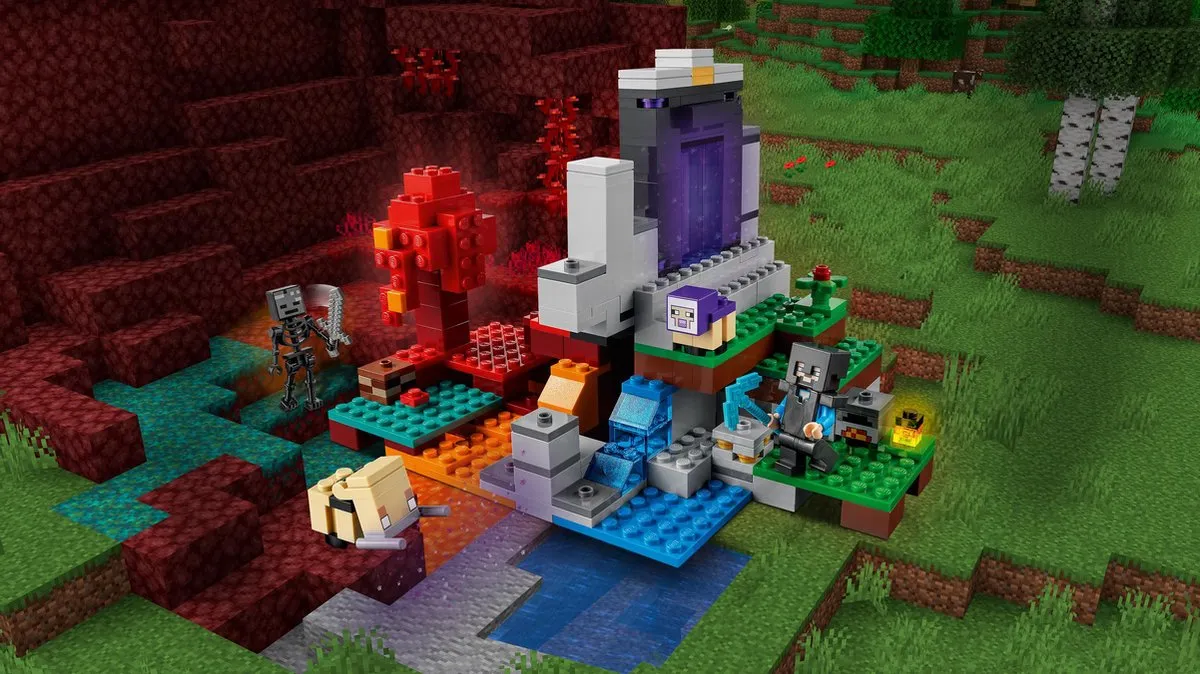 LEGO Minecraft Het Verwoeste Portaal 21172 - Multikleur - afbeelding 2 van 6