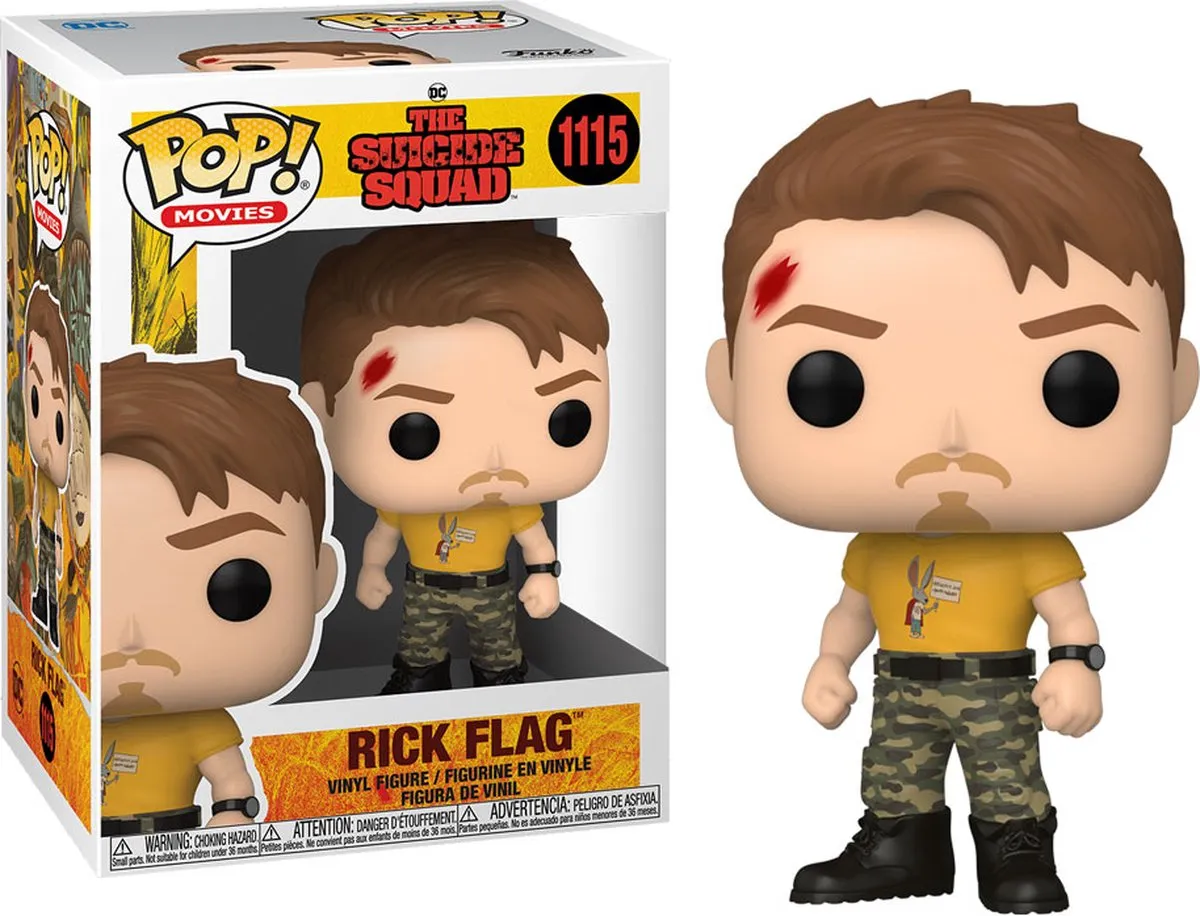 Funko Suicide Squad Bobble Head POP 1115 Rick Flag