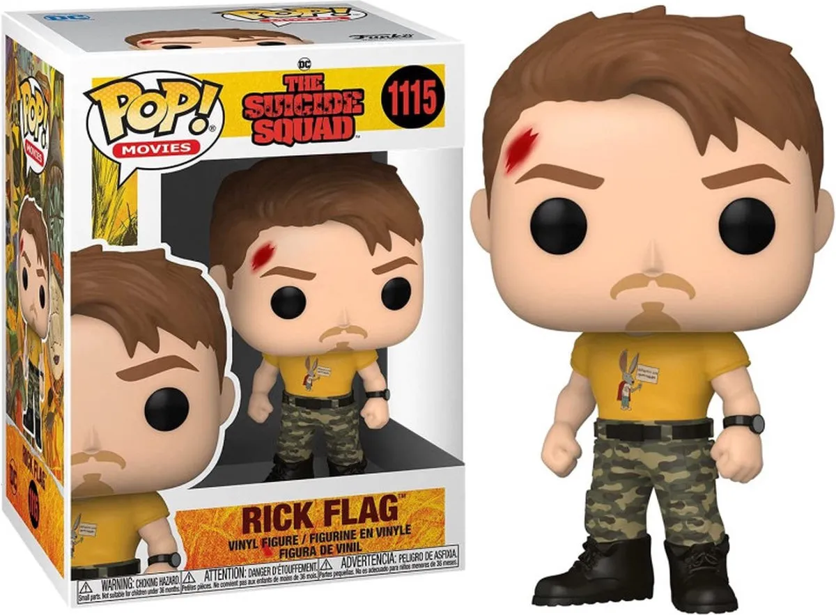 Funko Suicide Squad Bobble Head POP 1115 Rick Flag