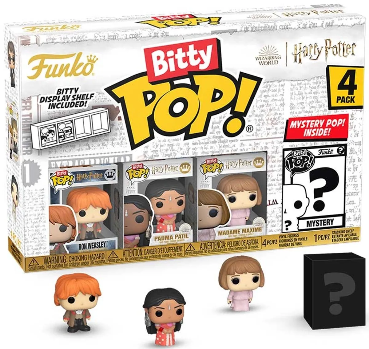 Funko Bitty Pop! Harry Potter Ron Wemel 4-pack - Multicolor