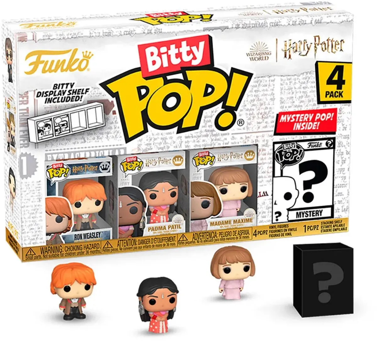 Funko Bitty Pop! Harry Potter Ron Wemel 4-pack - Multicolor