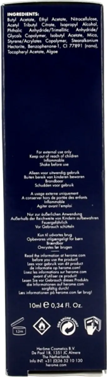 Herome Base Coat 10ml - Glans - Hars- en tolueenvrij - afbeelding 6 van 6