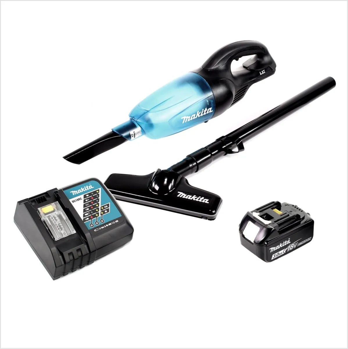 Makita DCL180RF1B Stofzuiger 18V - 0,65L - Zwart - afbeelding 3 van 5