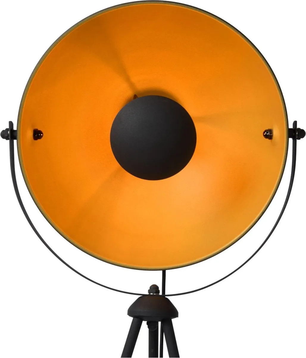 Lucide ALVARO Vloerlamp E27 - Zwart
