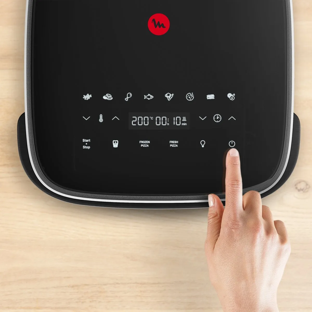 Moulinex Easy Fry Pizza AL4018 Airfryer 2200W - Zwart