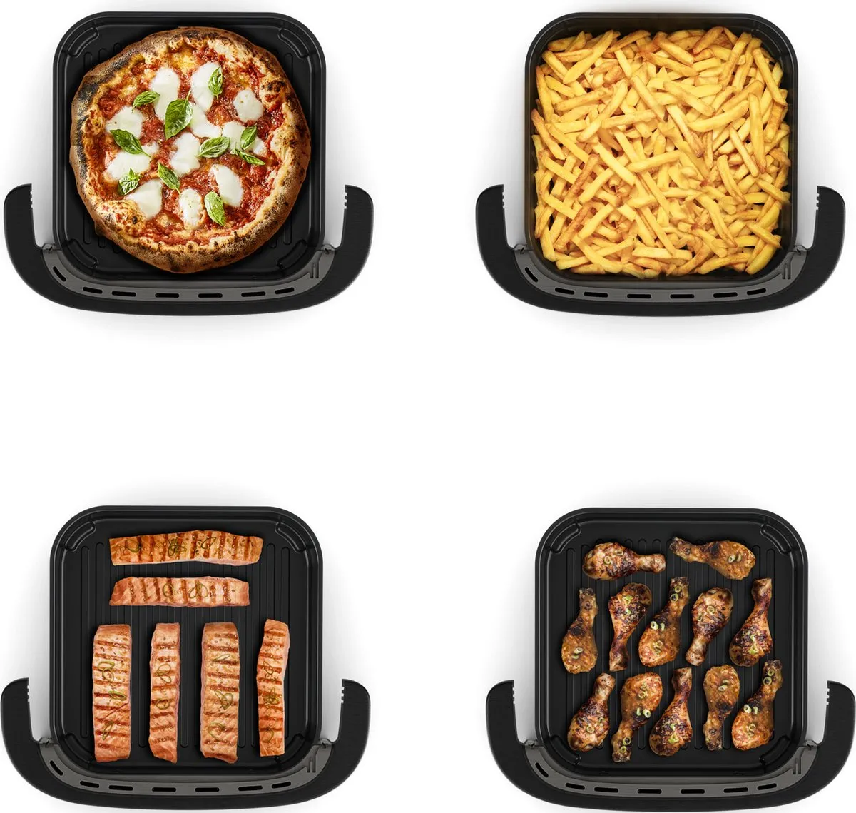 Moulinex Easy Fry Pizza AL4018 Airfryer 2200W - Zwart