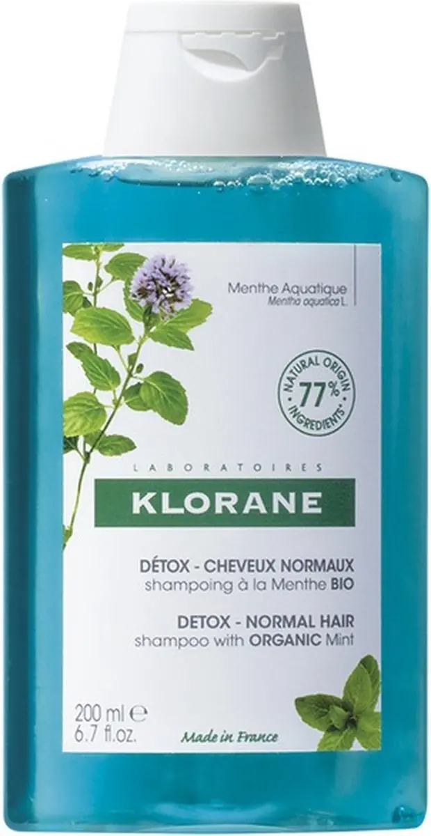 Klorane Haar Menthe Aquatique Detox Shampoo 200ml