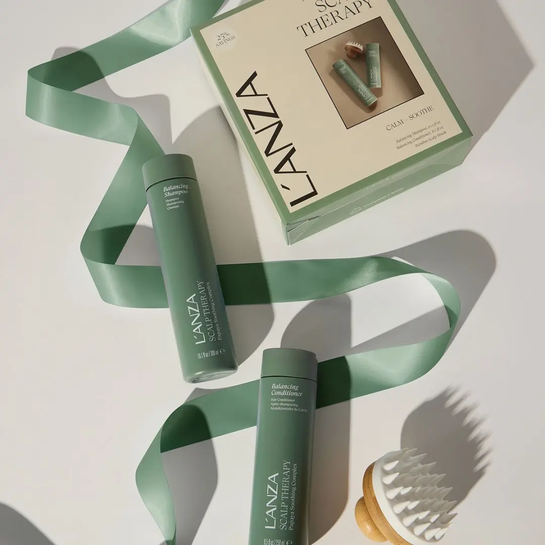 L'Anza Scalp Therapy Holiday Set - Conditioner & Shampoo 550ml