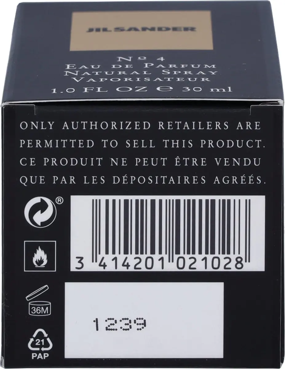 Jil Sander No.4 Eau de Parfum 30ml