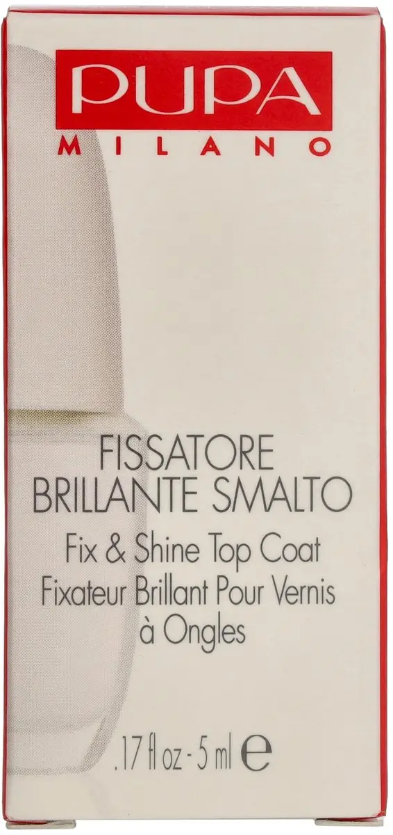 Pupa Milano Nail Fix & Shine Top Coat 5ml - Blank