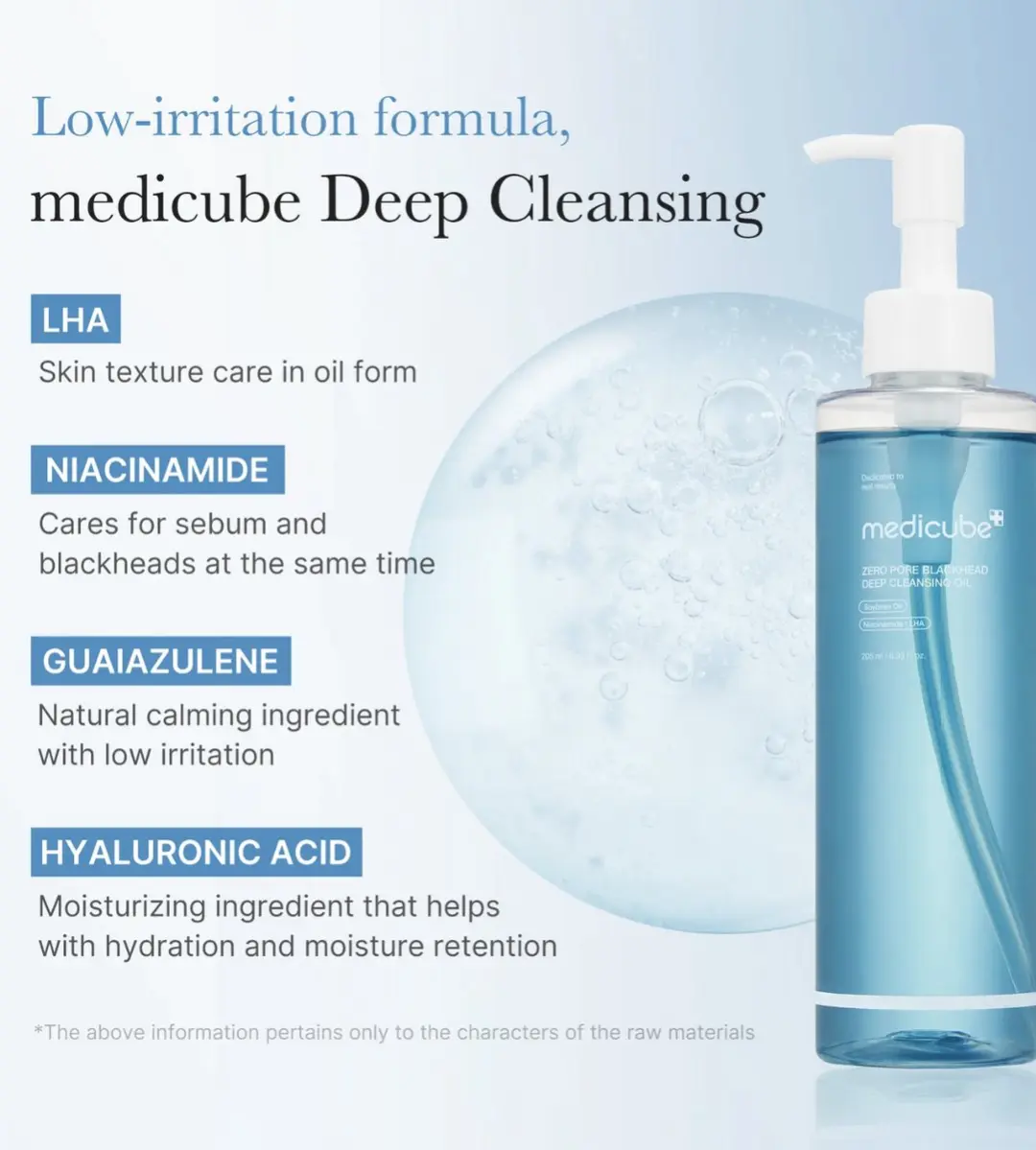 Medicube Zero Pore Blackhead Cleansing Oil 205ml