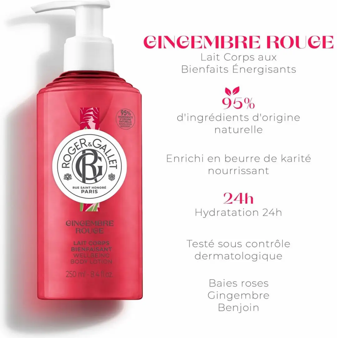 Roger & Gallet Gingembre Rouge Lichaamscrème 250ml