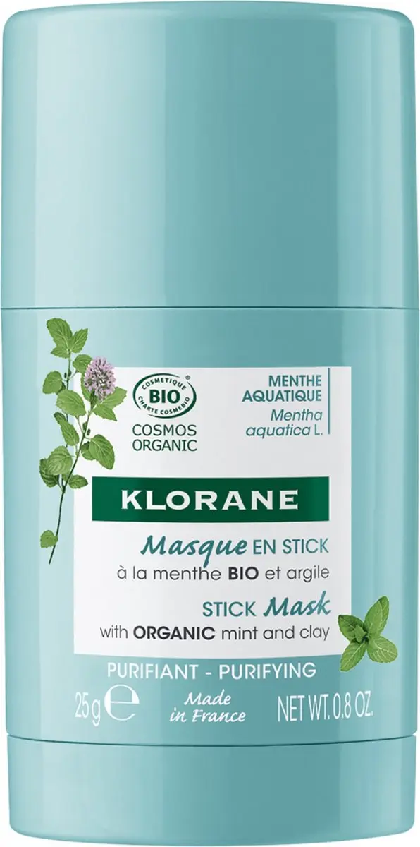 Klorane Organic Mint & Clay Mask Stick 25g