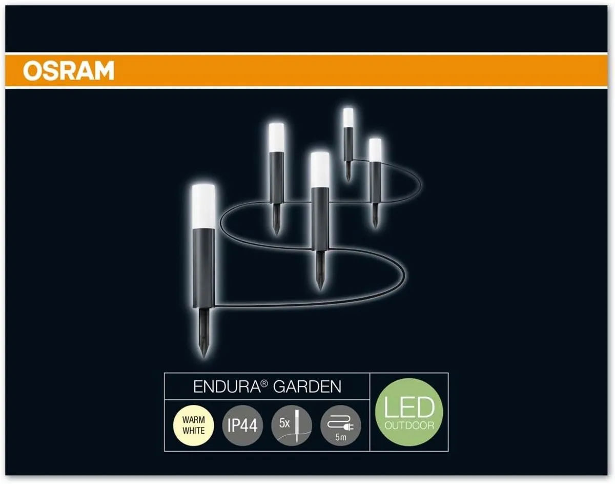 LEDVANCE Endura Garden Pole 5x - 5.5W Antraciet