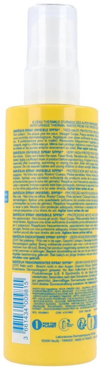 Uriage Bariésun Spray SPF 50+ 200ml