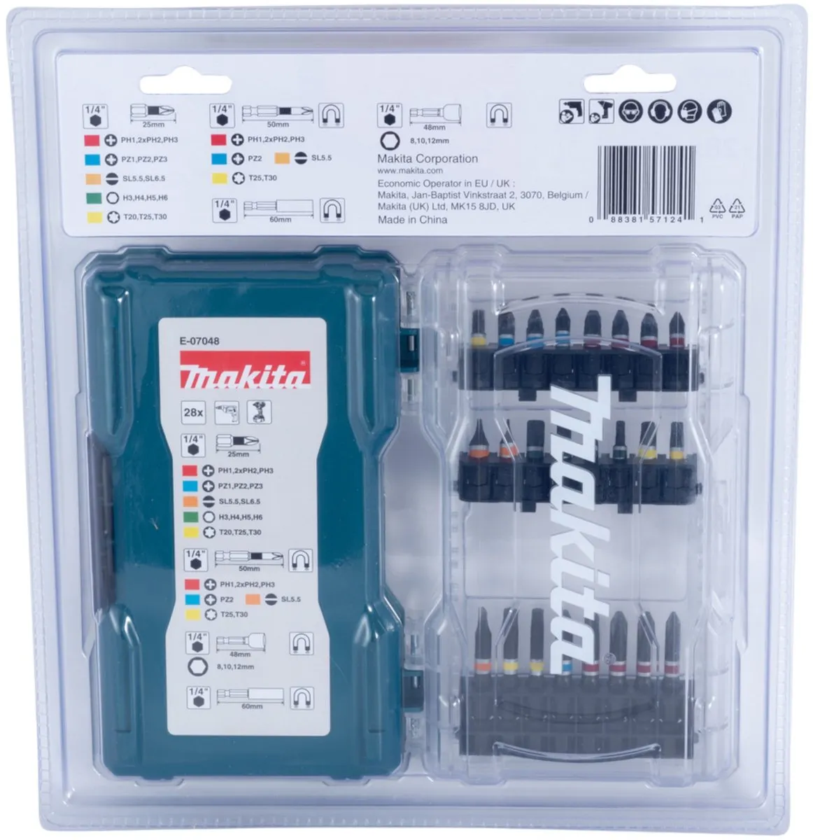 Makita E-07048 Bit Set 28-delig