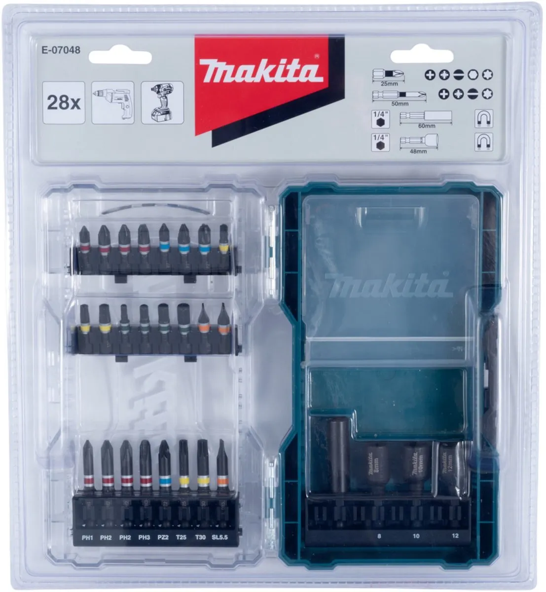 Makita E-07048 Bit Set 28-delig