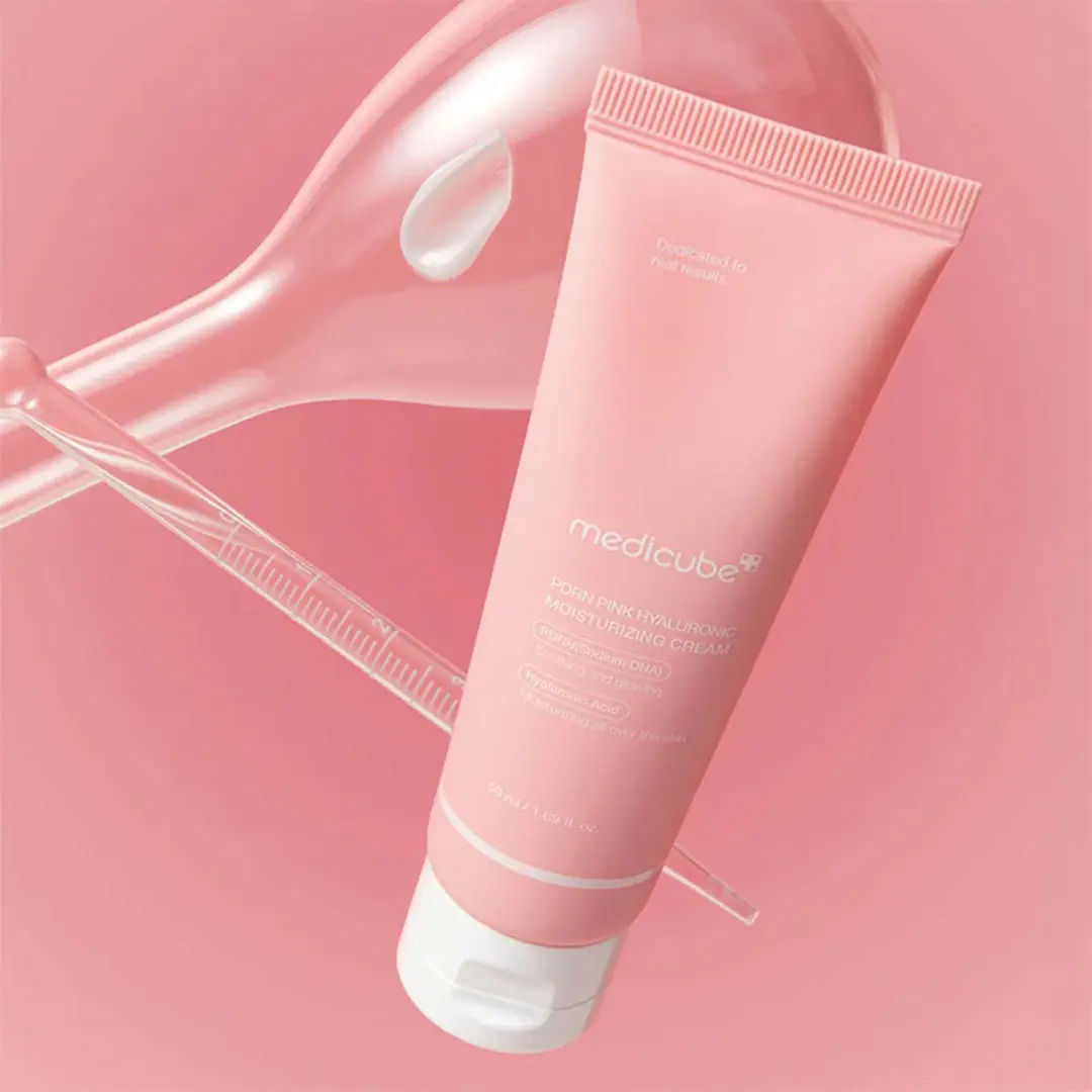 Medicube PDRN Hyaluron Moisturizing Cream 50ml - Roze