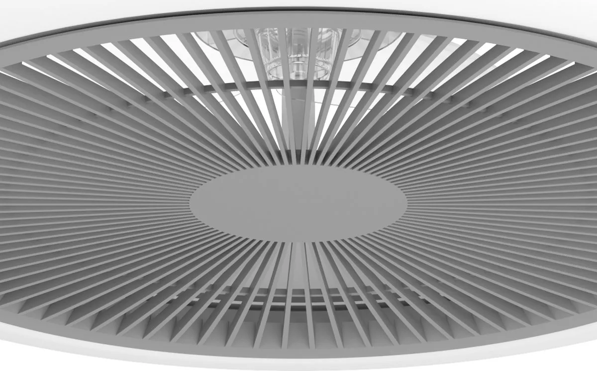 Eglo Sayulita Plafondlamp Ventilator 45,5cm - Wit/Grijs - 6 standen