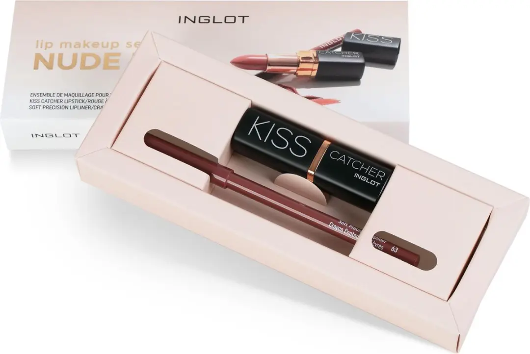 Inglot Lip Makeup Set Nude Kiss 01 - 4g