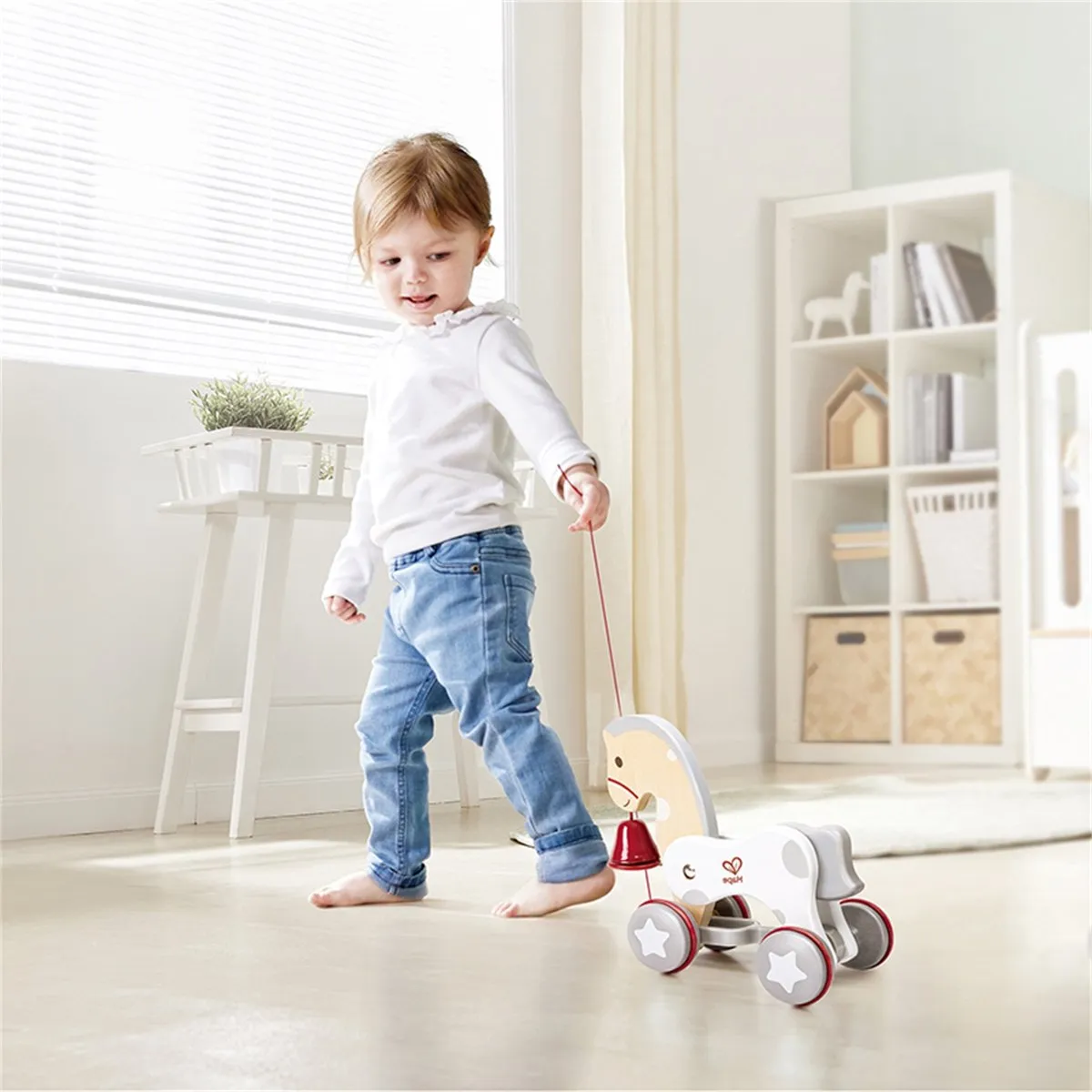 Hape Houten Trekdier Pony - 1 Stuk