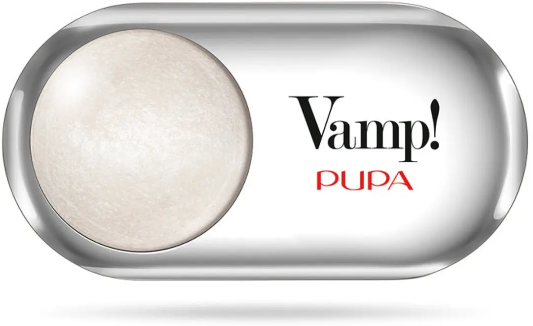 Pupa Milano Vamp! Wet & Dry Oogschaduw 401 White Snow - 1g - afbeelding 6 van 6