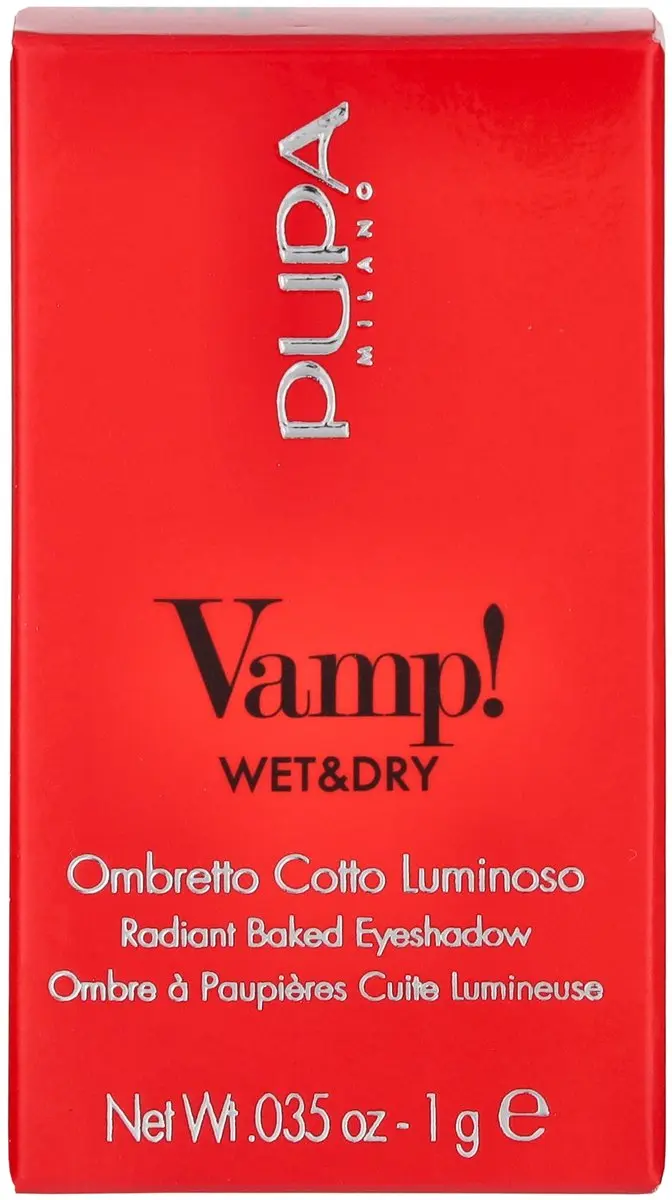 Pupa Milano Vamp! Wet & Dry Oogschaduw 401 White Snow - 1g