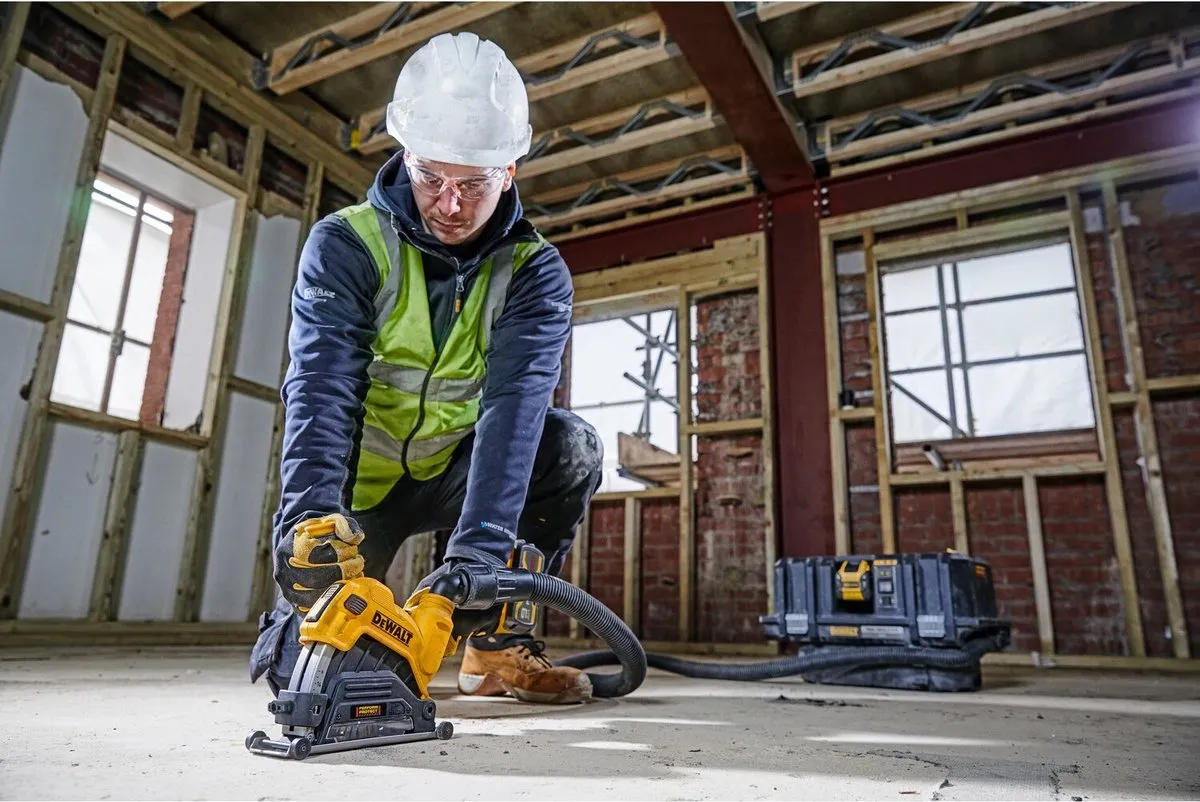 DeWalt DWE46225 Slijperkap 125mm - Zwart/Geel