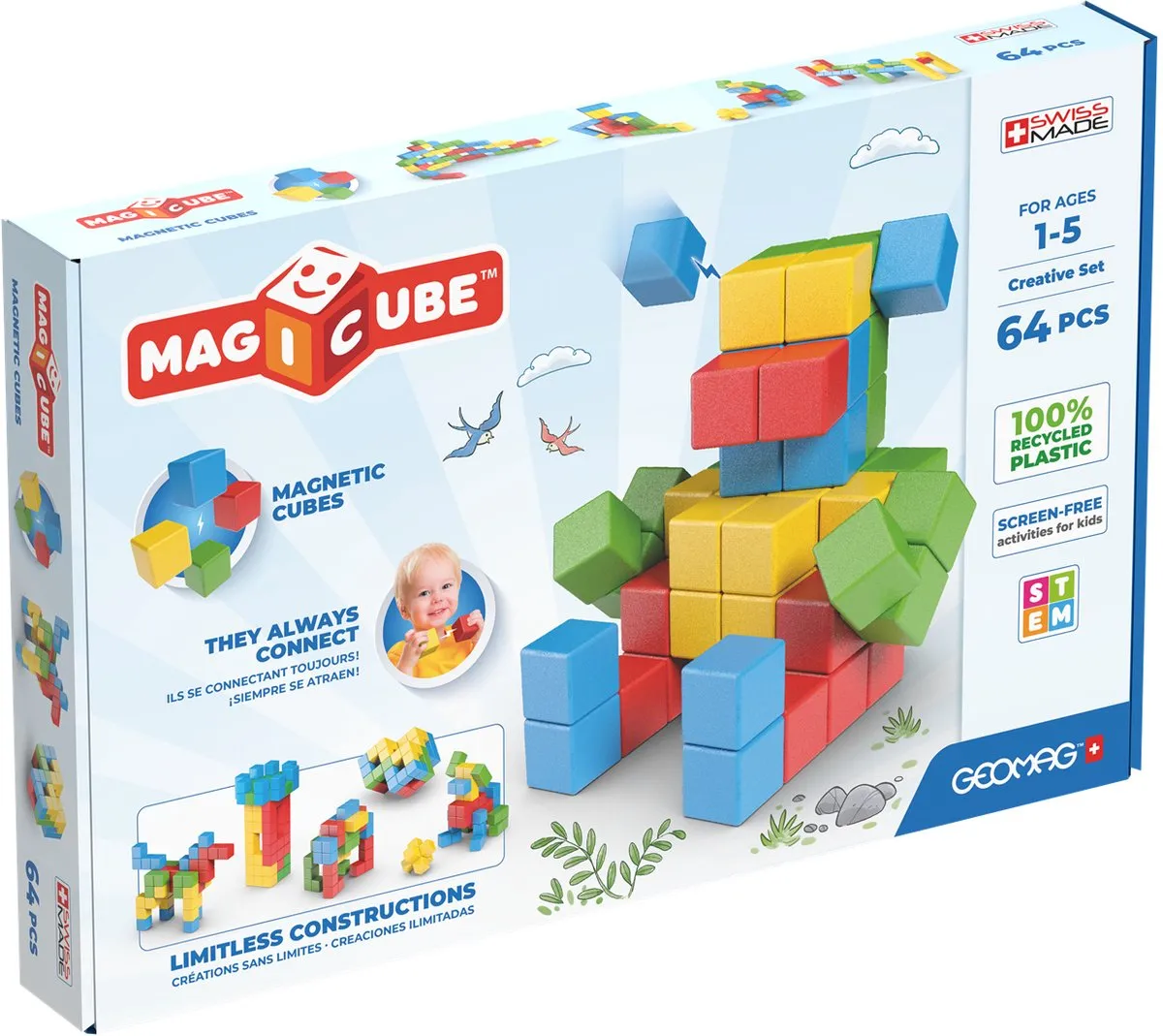 Geomag Magicube Creative Set 64-delig