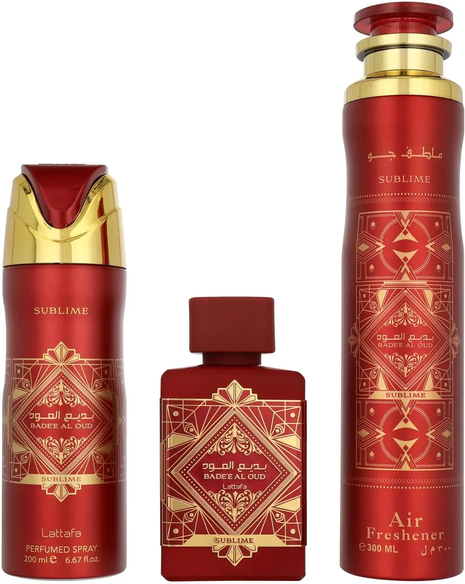 Lattafa Bade'e Al Oud Sublime Giftset - 600ml (3x)