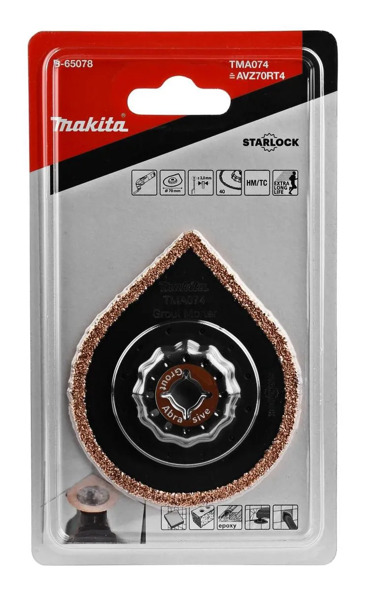 Makita TMA074 Schuurzool en frees 70mm