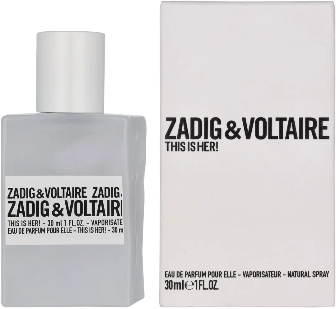 Zadig & Voltaire This is Her! Damesparfum 30ml - Vanille & Sandelhout