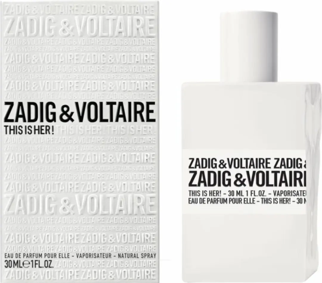 Zadig & Voltaire This is Her! Damesparfum 30ml - Vanille & Sandelhout