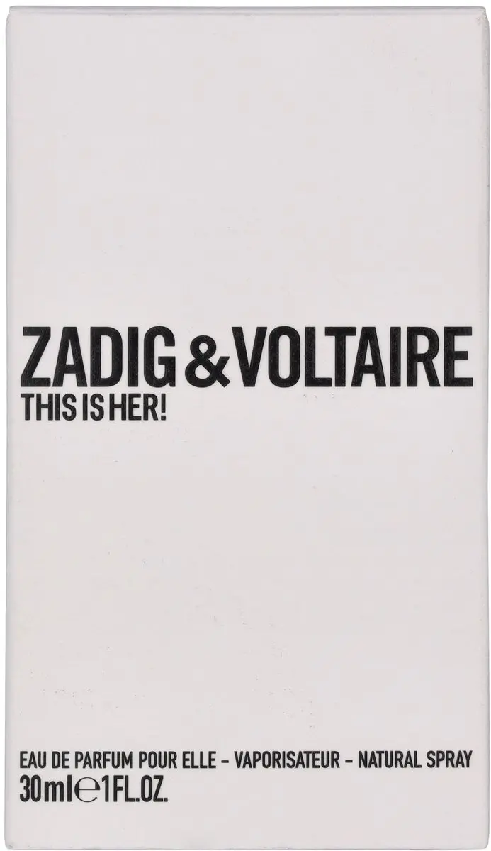 Zadig & Voltaire This is Her! Damesparfum 30ml - Vanille & Sandelhout - afbeelding 6 van 6