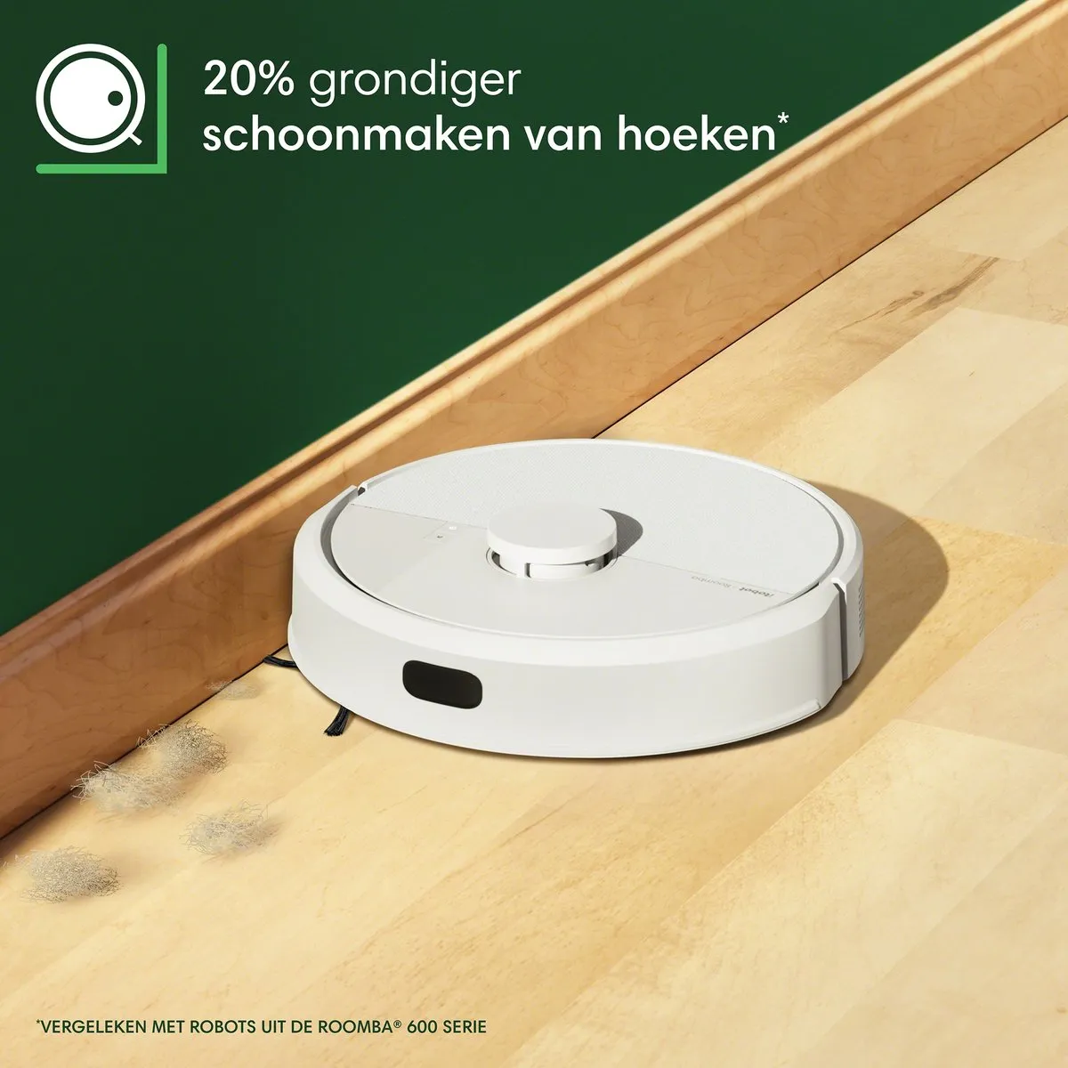 iRobot Roomba 105 Combo Y351240 Robotstofzuiger - Wit