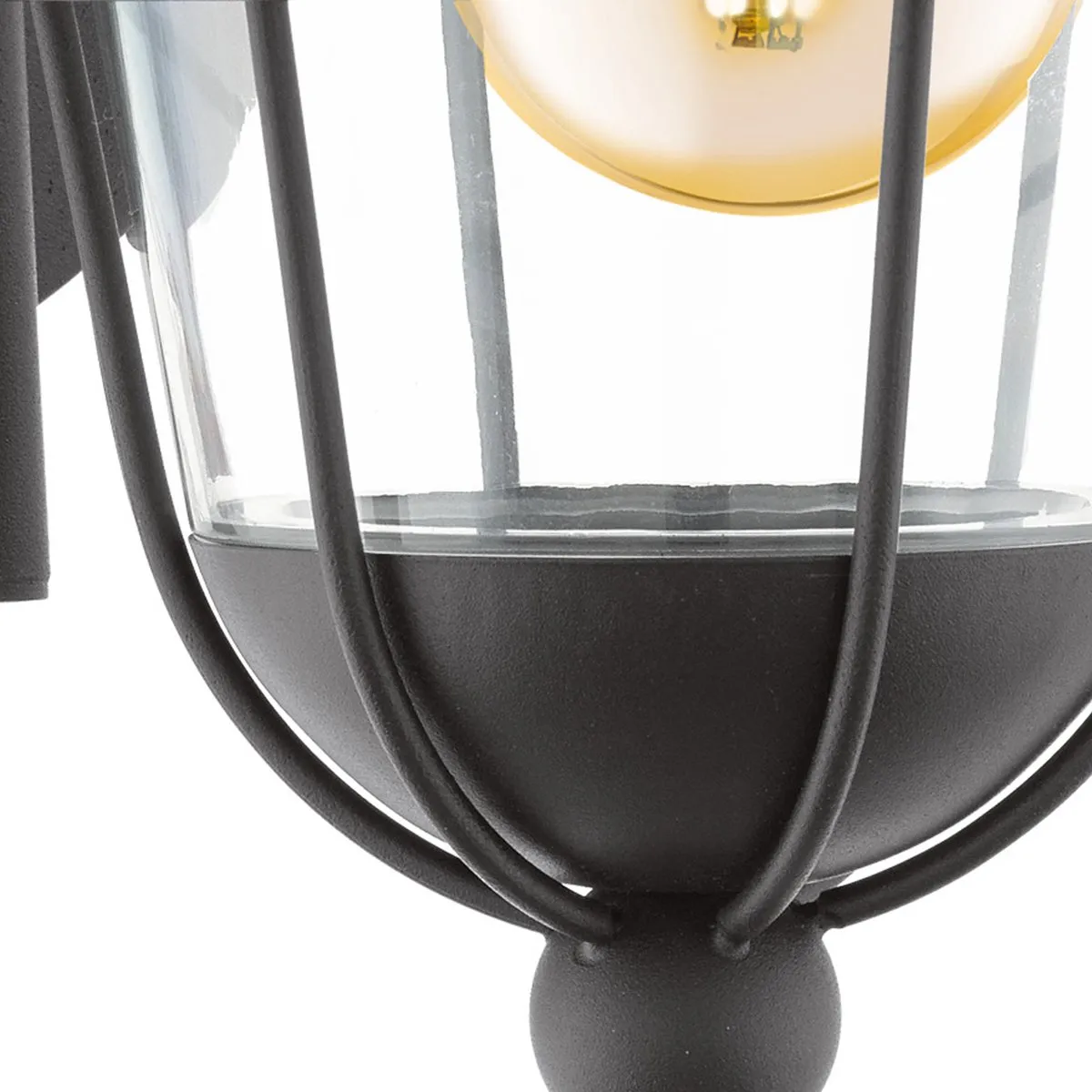 Eglo Pulfero Wandlamp Buiten E27 - 28cm - Zwart