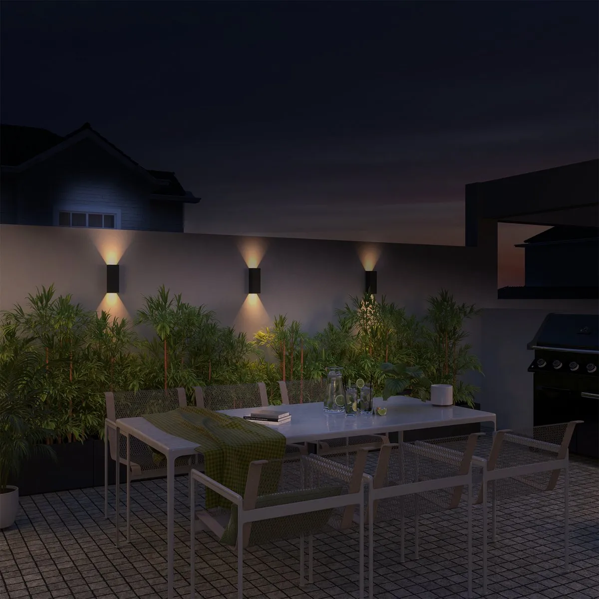 Calex LED Wandlamp Milan 8W Up & Down - Zwart - afbeelding 6 van 6
