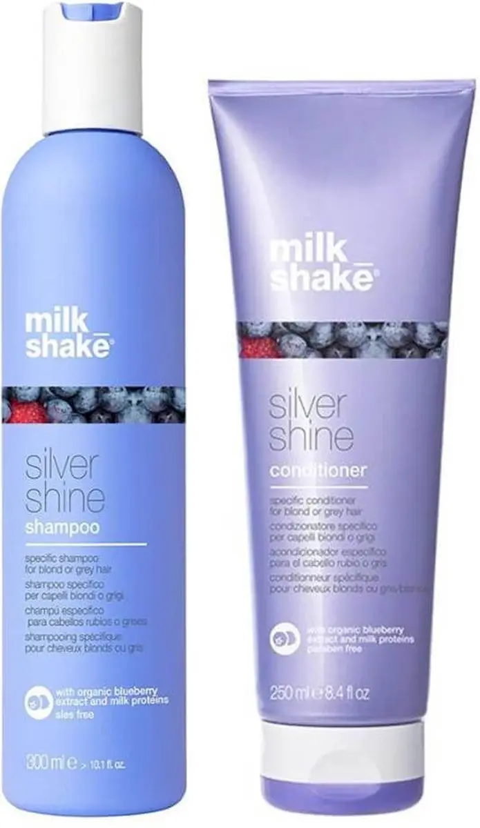 Milk Shake Silver Shine Duo Pakket - 2x Shampoo & Verzorging 500ml