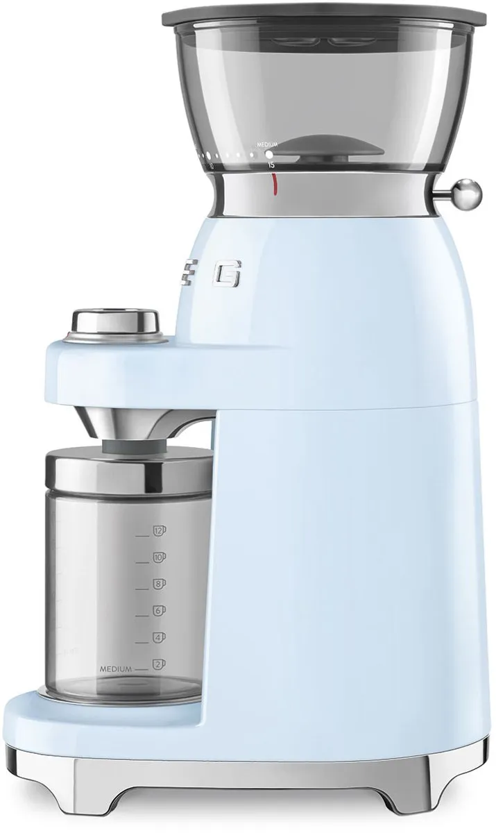 SMEG CGF03PBEU - Elektrische Koffiemolen - Jaren 50 - Pastelblauw