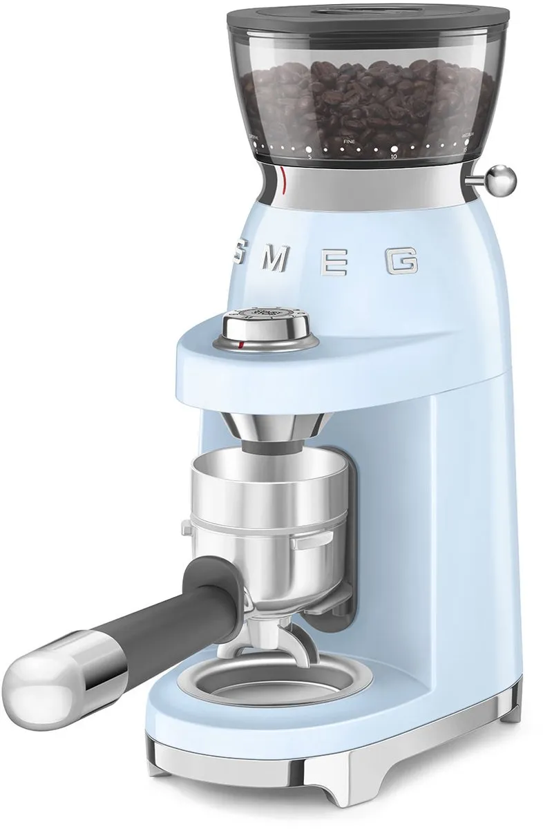SMEG CGF03PBEU - Elektrische Koffiemolen - Jaren 50 - Pastelblauw