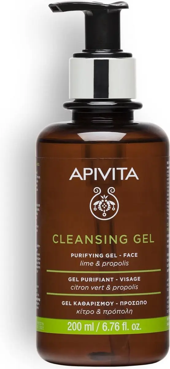 Apivita Cleansing Gel Propolis & Lime 200ml - 200 Stuks