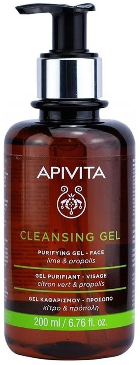 Apivita Cleansing Gel Propolis & Lime 200ml - 200 Stuks