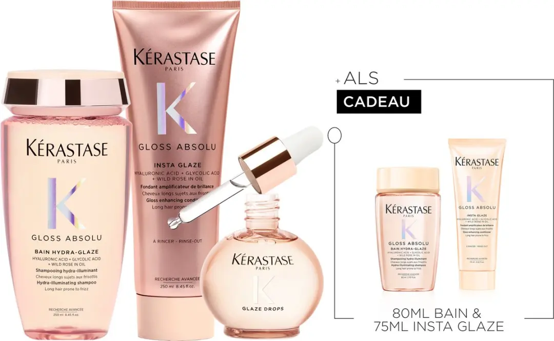 Kérastase Gloss Absolu Anti-Frizz Trio - 545ml
