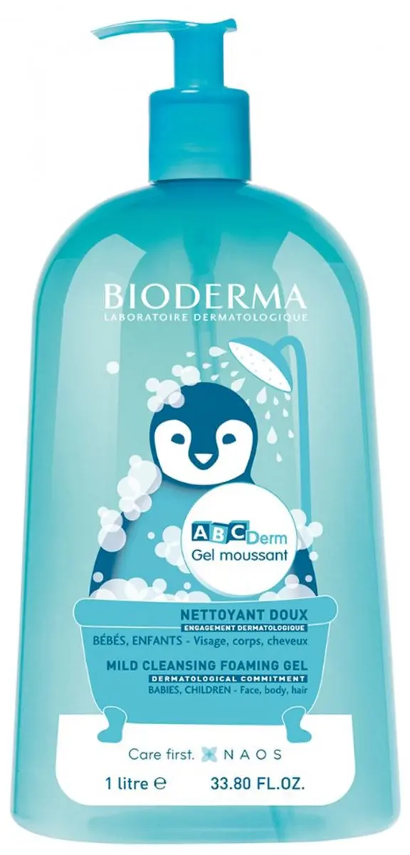 Bioderma ABCDerm Moussant Reinigingsgel 1L