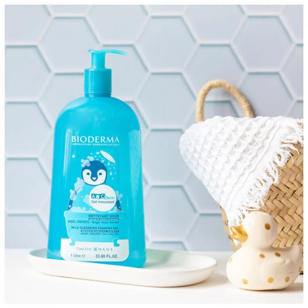 Bioderma ABCDerm Moussant Reinigingsgel 1L