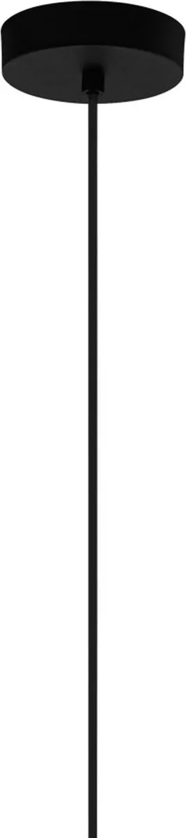 Eglo Anwick Hanglamp E27 Ø50cm - Zwart/Rotan