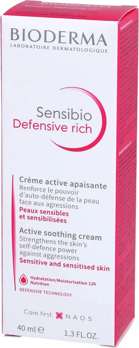 Bioderma Sensibio Defensive Rich Crème 40ml - afbeelding 6 van 6