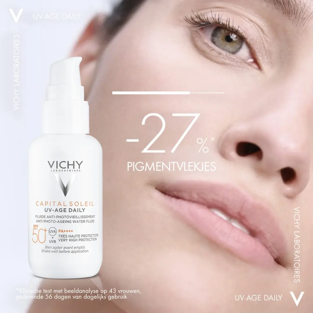 VICHY Capital Soleil UV-Age Daily SPF50+ Zonnefluide 40ml - afbeelding 6 van 6