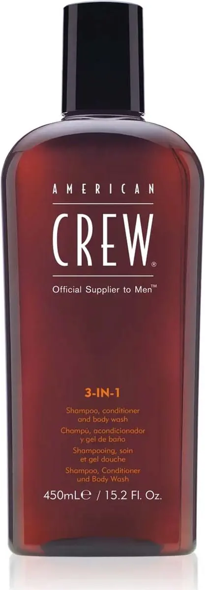 American Crew 3-in-1 Shampoo Conditioner Body Wash 450ml - afbeelding 6 van 6