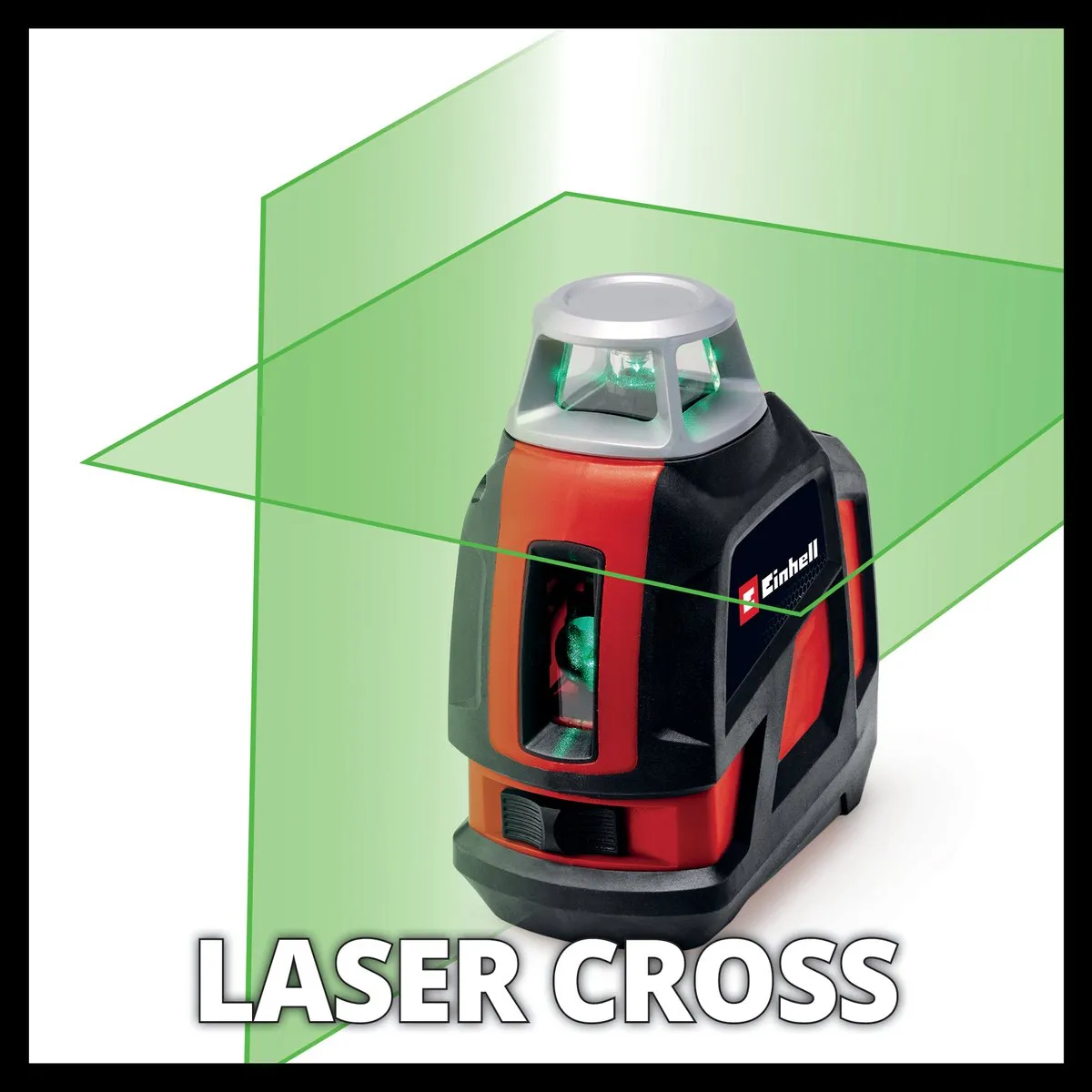 Einhell TE-LL 360 G Kruislijnlaser - 40m - Groene laser - Rood/Zwart